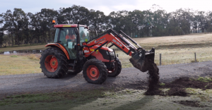 topsoil tractor
